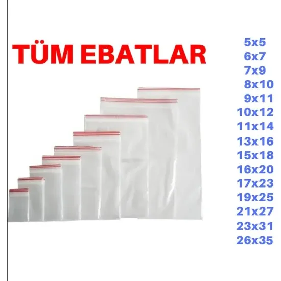 KİLİTLİ NAYLON TORBA 100'LÜ